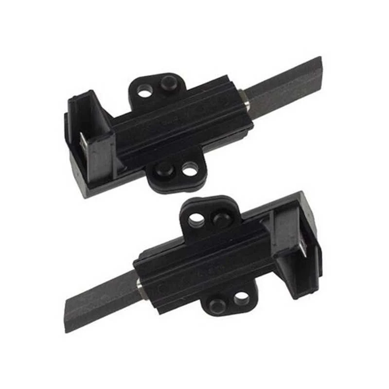 COPPIA SPAZZOLE CARBONCINI MOTORE LAVATRICE ARISTON INDESIT MONTATA SU MOTORE S - Ariston Indesit