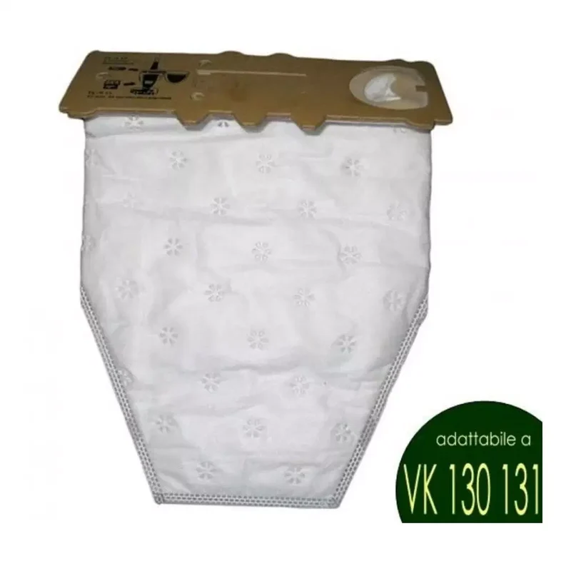 6pz SACCHETTI VK 130 131 IN STOFFA FOLLETTO VORWERK FIBRA - Vorwerk Compatibili