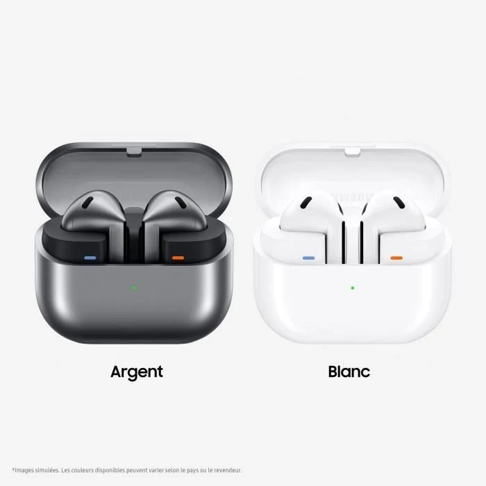 Cuffie wireless SAMSUNG Galaxy Buds3 con riduzione attiva del rumore Bianco