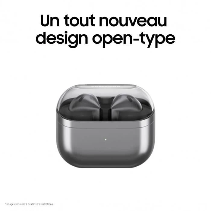 Cuffie wireless SAMSUNG Galaxy Buds3 con riduzione attiva del rumore Bianco