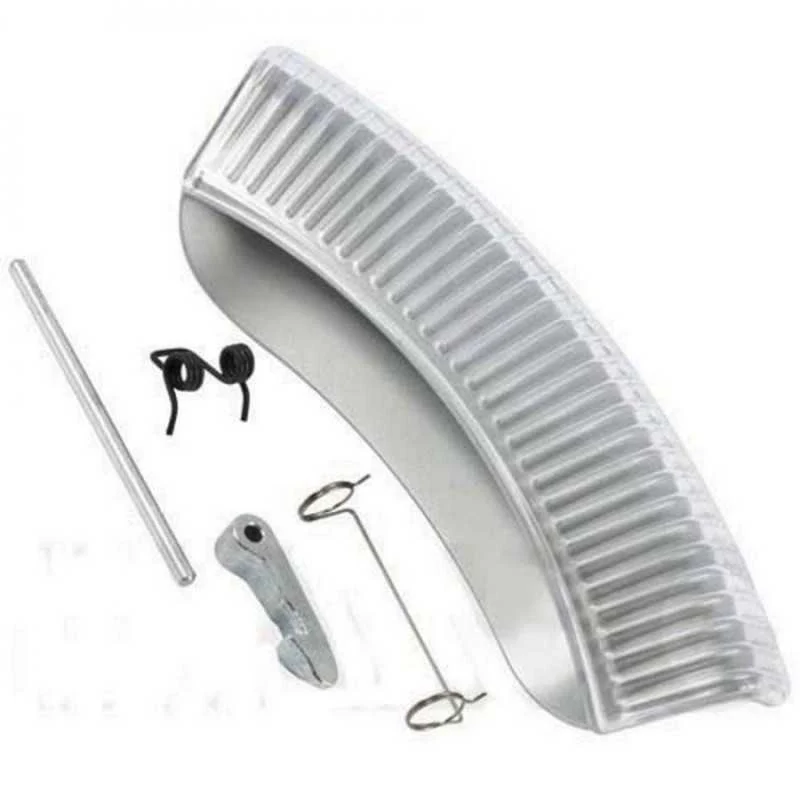 KIT MANIGLIA SPORTELLO OBLO\' LAVATRICE GRIGIO SILVER REX ELECTROLUX ZANUSSI - Electrolux Rex Aeg Zoppas