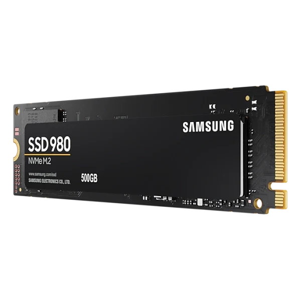 Hard disk SSD Samsung SSD 980 NVMe M.2 - 500 Gb - Slot M.2 - Stato Solido - Lettura 3.100 MB/S, Scrittura 2.600 MB/S