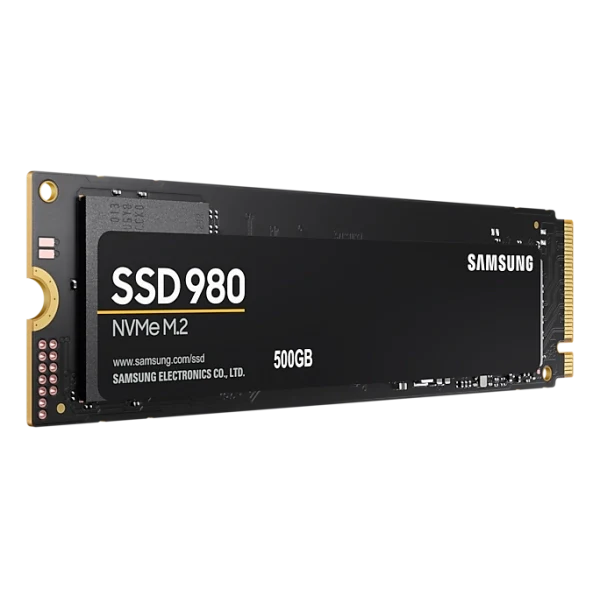 Hard disk SSD Samsung SSD 980 NVMe M.2 - 500 Gb - Slot M.2 - Stato Solido - Lettura 3.100 MB/S, Scrittura 2.600 MB/S