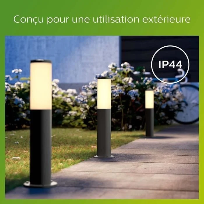 Terminal esterno Philips Utrecht - 1x20W - Antracite