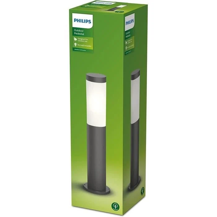 Terminal esterno Philips Utrecht - 1x20W - Antracite