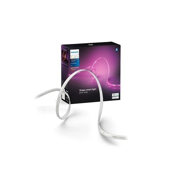 Striscia connessa - Philips Hue - Solo Lightstrip - 3 m - Bianco - LED integrato