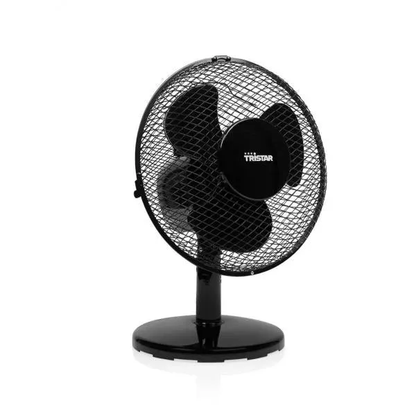 VENTILATORE TAVOLO 23CM NERO