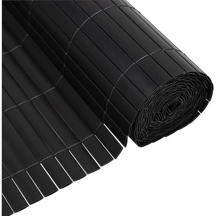 Tenda a pacchetto in PVC bifacciale - NATURE - 1 x 3 m - 1600 g/m - Oscurante 4/5 - Anti UV - Antracite