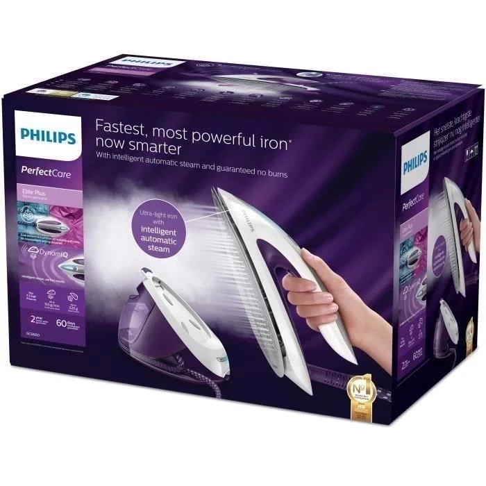 PHILIPS PerfectCare Elite Plus GC9660/30 - Generatore di vapore 7,5 bar - 155 g/min