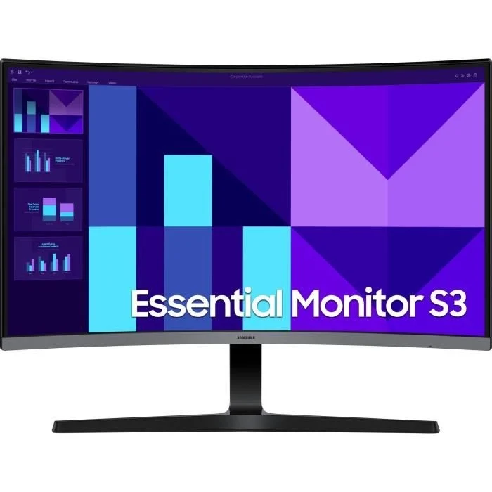 Monitor per PC - Samsung - LS27D390GAUXEN - 27'' - 1800R - FHD 1920x1080 - 100Hz - VA - 4ms(GTG) - 1800R - 200cd/m - 3000:1 - HDMI