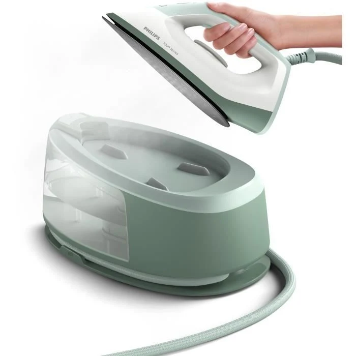 Generatore di vapore PHILIPS PSG3010/70 - Compatto e pratico - Serbatoio acqua da 1,2 L - Effetto pressatura - Sistema anticalcare intelligente