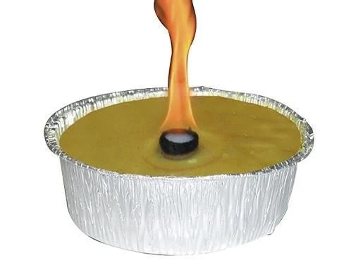 SET 24PZ CERI ALLA CITRONELLA IN VASCHETTA ALLUMINIO CM.17