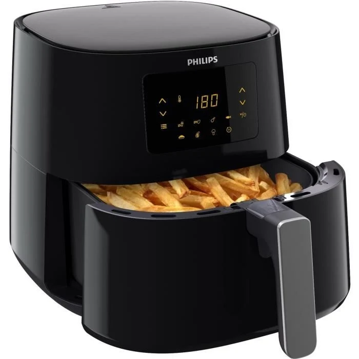 Philips Airfryer XL Oil -free Fryer 3000 HD9270/70, 1,2 kg, tecnologia Air Rapid, 7 Pre -setlements, Black