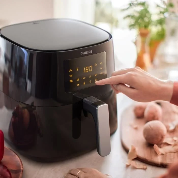Philips Airfryer XL Oil -free Fryer 3000 HD9270/70, 1,2 kg, tecnologia Air Rapid, 7 Pre -setlements, Black
