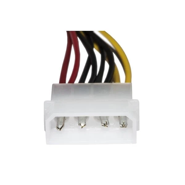 Cavo sdoppiatore alimentazione 1x Molex maschio / 2x Molex Femmina - Cm. 15