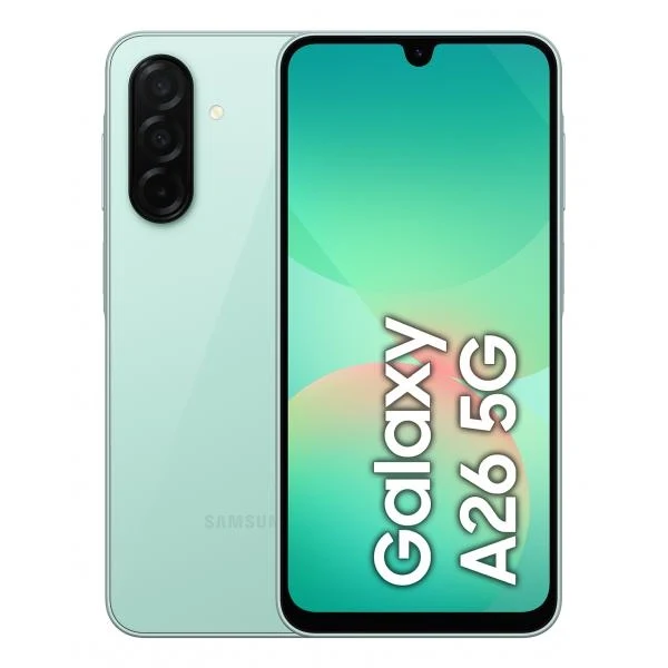SAMSUNG GALAXY A26 5G (MINT) - SMARTPHONE 6.7'''' - RAM 6GB - STORAGE 128GB - ITA