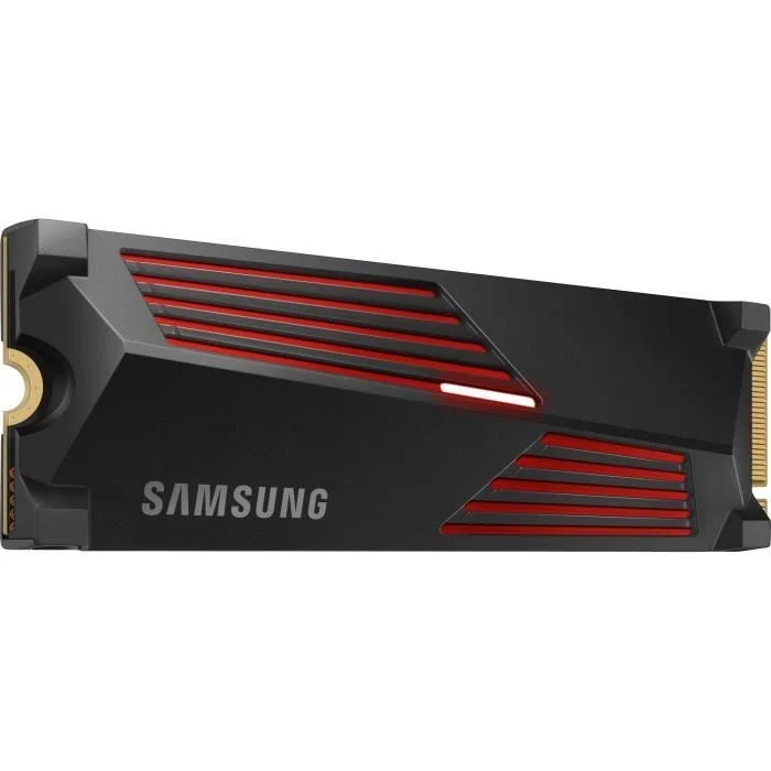 SAMSUNG - 990 PRO - SSD interno - 1 TB - Con dissipatore di calore - PCIe 4.0 - NVMe 2.0 - M2 2280 - Fino a 7450 MB/s (MZ-V9P1T0GW)
