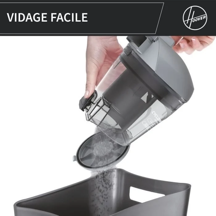 Aspirapolvere senza sacco - HOOVER - HP320PET - 850 W - 2 L - 75 dBA - Speciale per animali