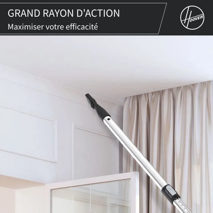 Aspirapolvere senza sacco - HOOVER - HP320PET - 850 W - 2 L - 75 dBA - Speciale per animali