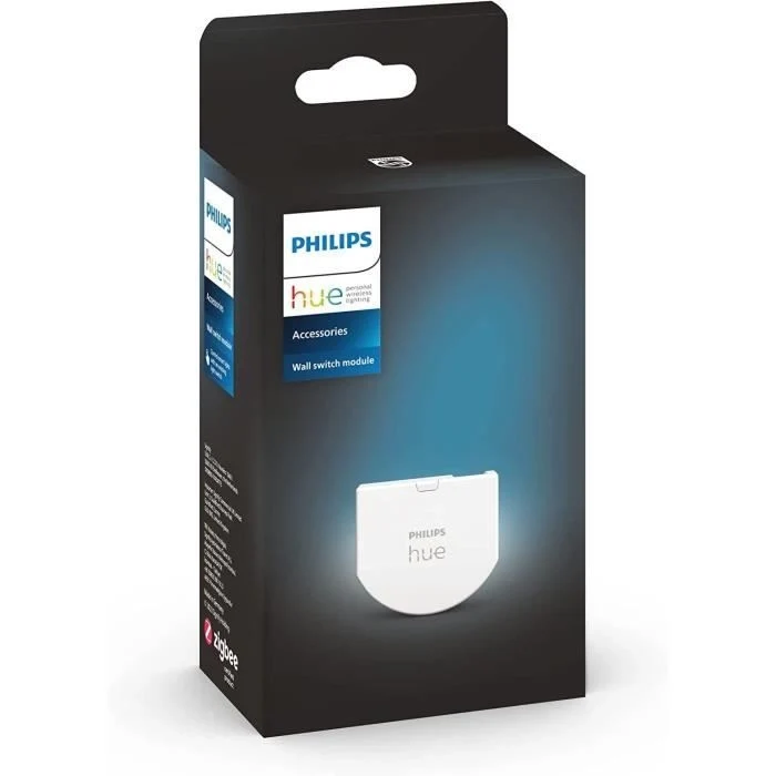 Philips Hue Wall Switch Module, White, lavora con Alexa, Google Assistant e Apple Homekit