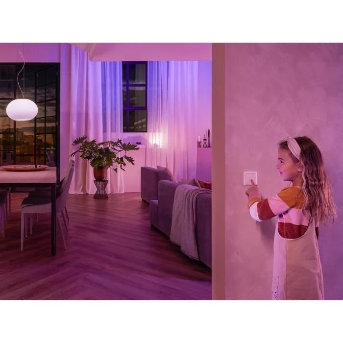 Philips Hue Wall Switch Module, White, lavora con Alexa, Google Assistant e Apple Homekit