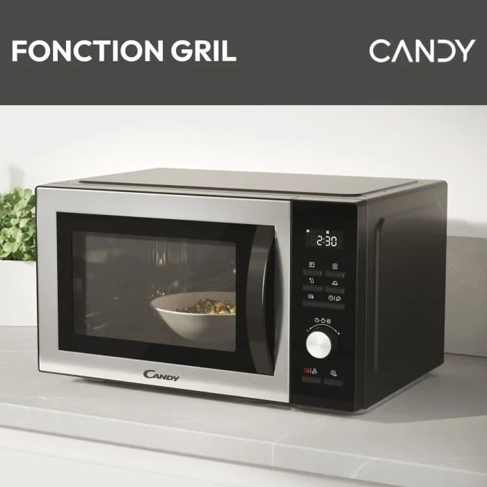 CMCA29EDLB Microonde combinato 29 L MO: 1000 W - Grill: 1000 W - Cavità in acciaio inossidabile - UI digitale Funzione bassa temperatura