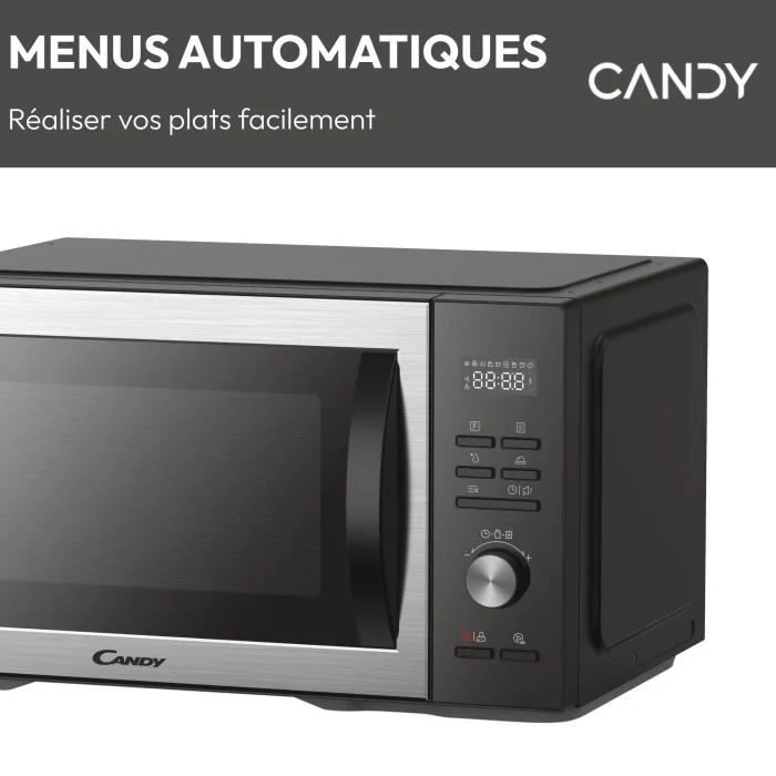 CMCA29EDLB Microonde combinato 29 L MO: 1000 W - Grill: 1000 W - Cavità in acciaio inossidabile - UI digitale Funzione bassa temperatura