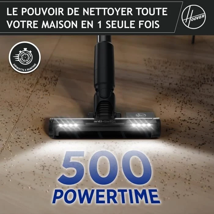 Scopa senza fili - HOOVER HF201P - Ultraleggera, potente 50AW, turbospazzola speciale per animali domestici, tecnologia ultra compatta x3