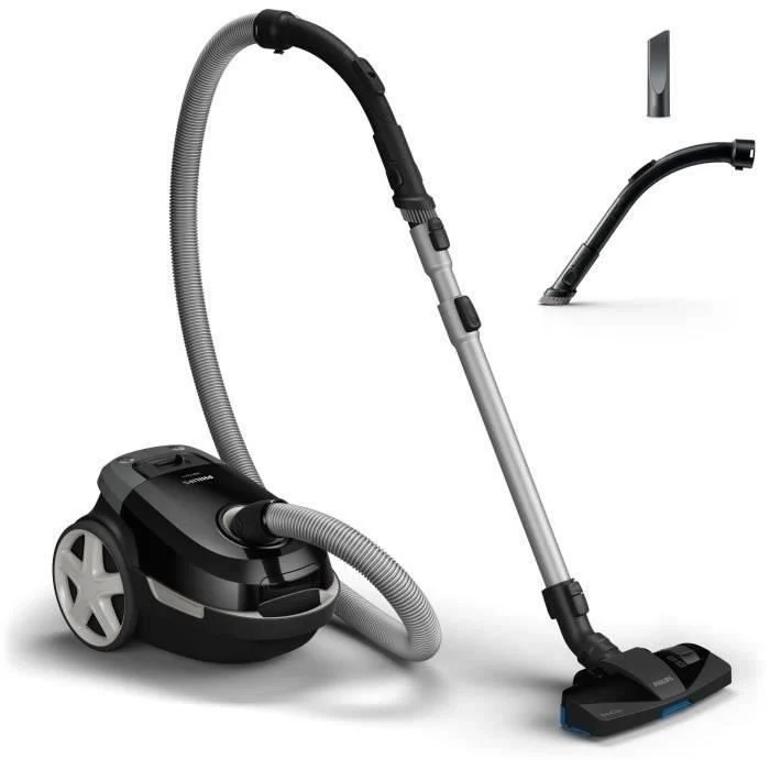 Philips XD3112/09 Deterocatore di aspirapolvere con Serie 3000 - 900W Bag - 79 dB - Filtro Anti -Allergen