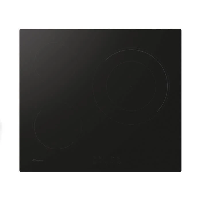 Piano cottura a induzione CANDY 3 fuochi - L 60 cm - CI633CBB/1 - Nero