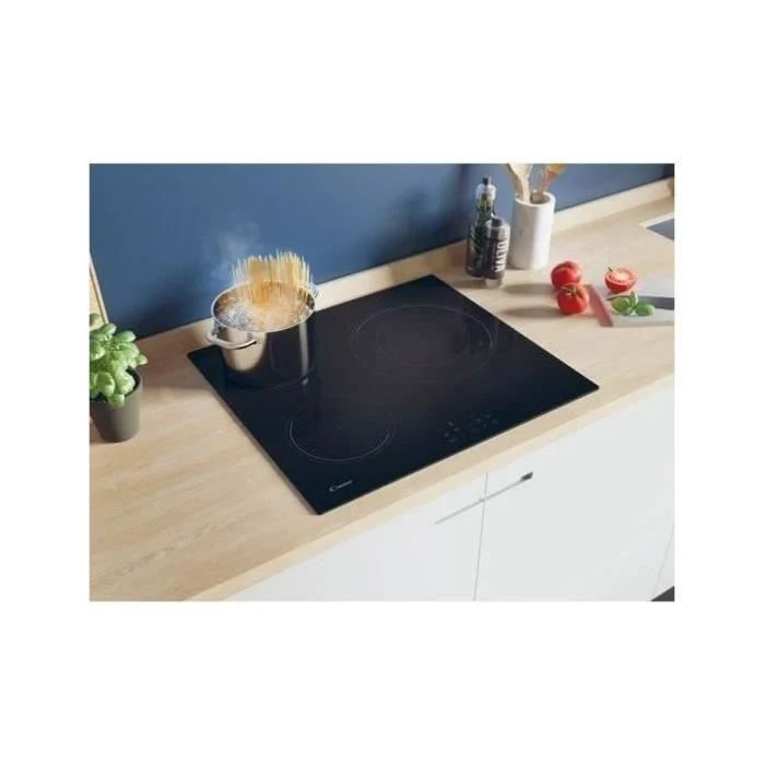 Piano cottura a induzione CANDY 3 fuochi - L 60 cm - CI633CBB/1 - Nero
