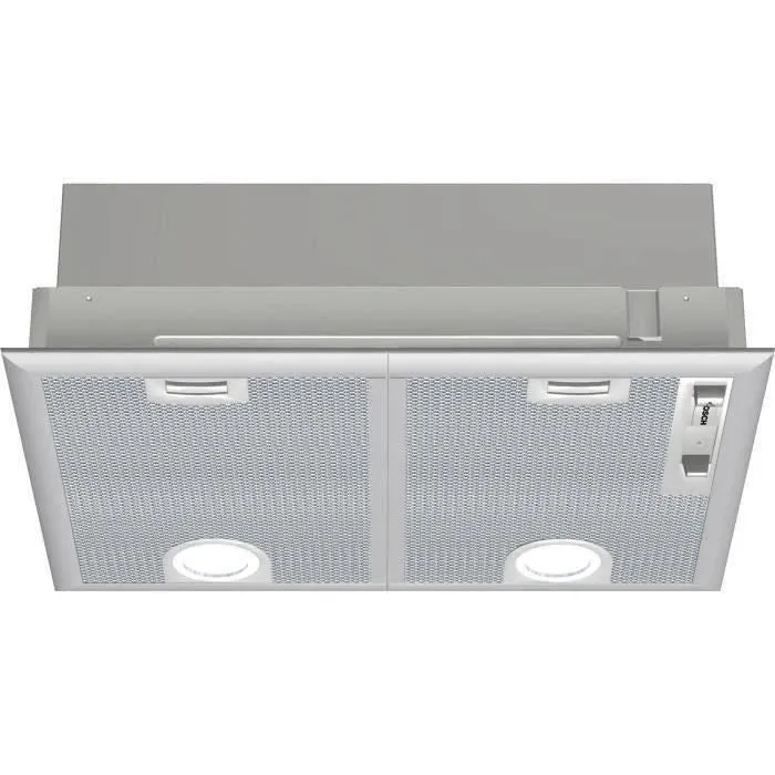 BOSCH DHL555BL Unità filtro 650 m3 / H - 50 cm - Classe C 79,8 kWh / anno - Scarico o riciclaggio con filtro al carbone DH - Metallo