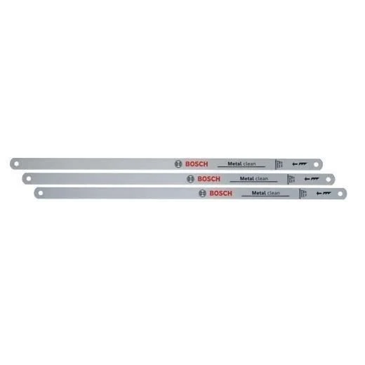 Set di lame per seghetto alternativo Bosch Clean da 300 mm, 3 pezzi (lama bimetallica resistente per tagli puliti)