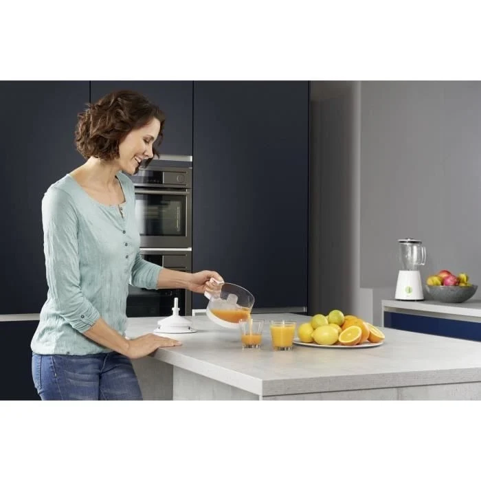 Spremiagrumi BRAUN CJ3000 - 20 W - 5 livelli di controllo della polpa - Bianco