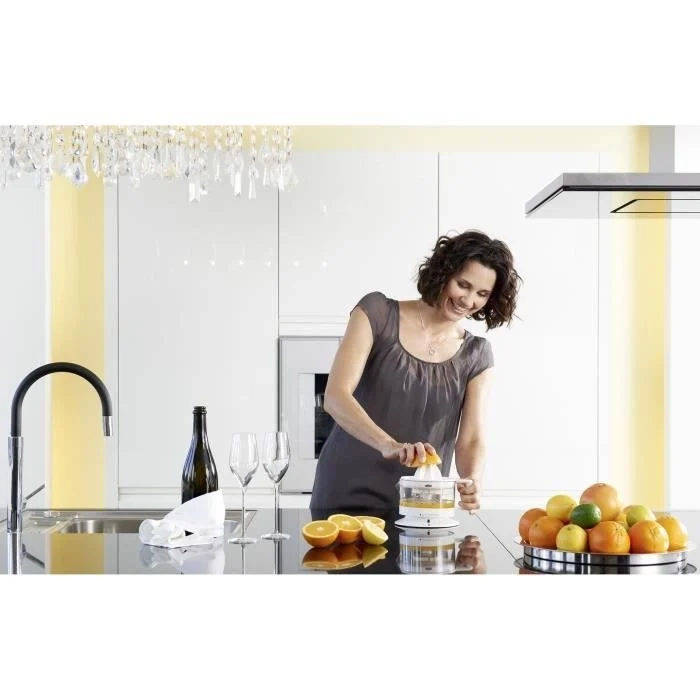 Spremiagrumi BRAUN CJ3000 - 20 W - 5 livelli di controllo della polpa - Bianco