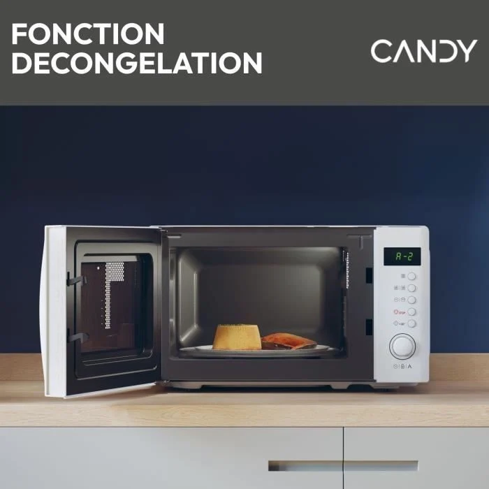 CMWA20SDLW Microonde Mono CANDY Idea - 20 L - MO: 700 W - Digital UI - 8 programmi automatici - Bianco