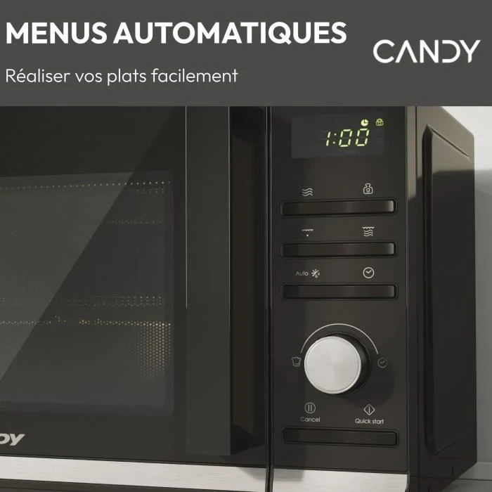 CMGA20TNDB Grill per microonde CANDY Moderna - 20 L - MO 700 W - Grill 1000 W - Interfaccia utente digitale