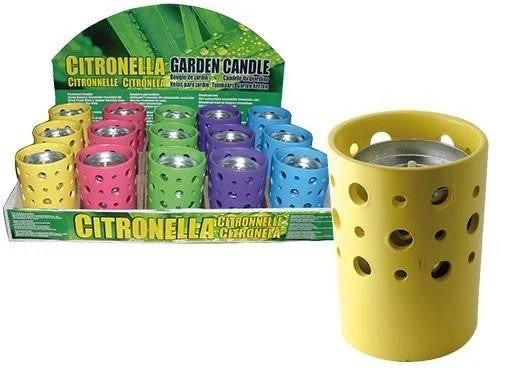 SET 15PZ CERI ALLA CITRONELLA IN COCCIO cm. 10xH13,5