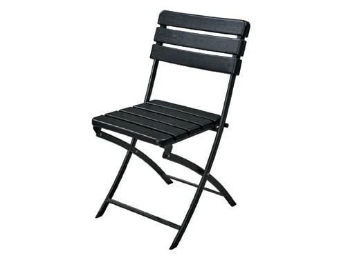 4 PEZZI SEDIE PIEGHEVOLI METALWOOD CM.55x46xH81 ARREDO GIARDINO SEDIE DA ESTERNO
